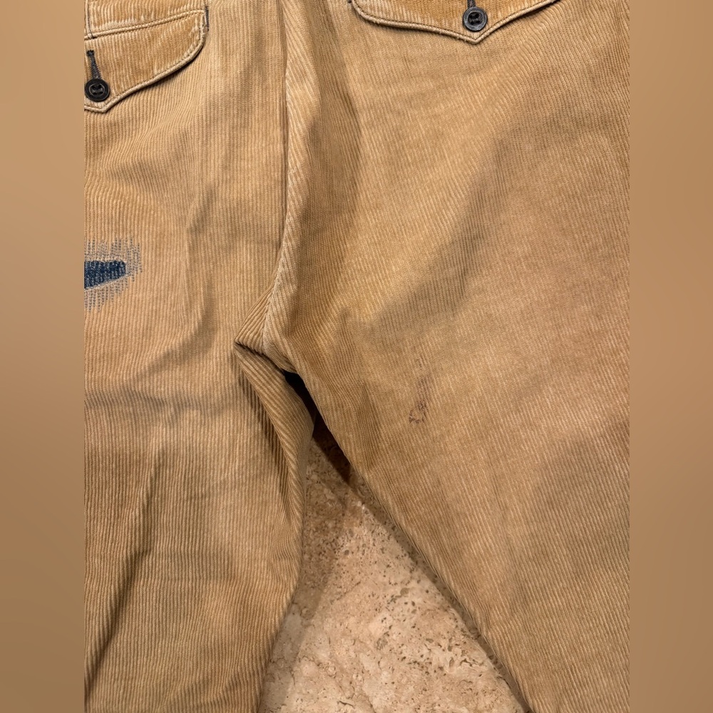 RRL Ralph Lauren Field Patchwork Corduroy Trouser Pants - Picture 9 of 13